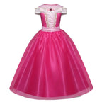 GUCABE Little Girl Princess Costume Halloween Christmas Party Birthday Dress Up Cosplay (pink, 2-3 Years)
