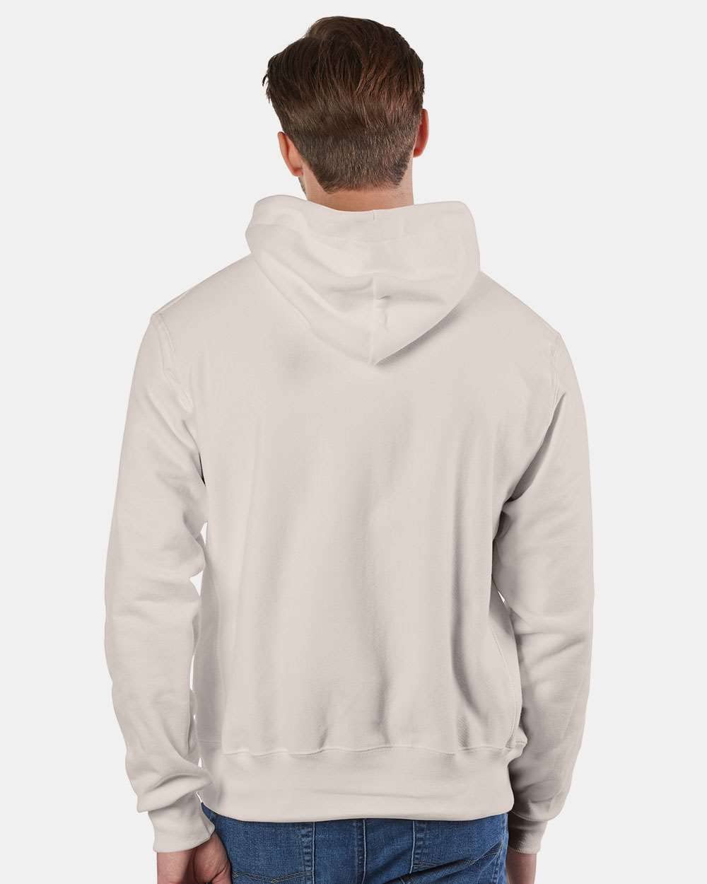 Reverse Weave Pullover Hooded Sweatshirt - OXFORD gRAY - M(D0102H7YWR8)