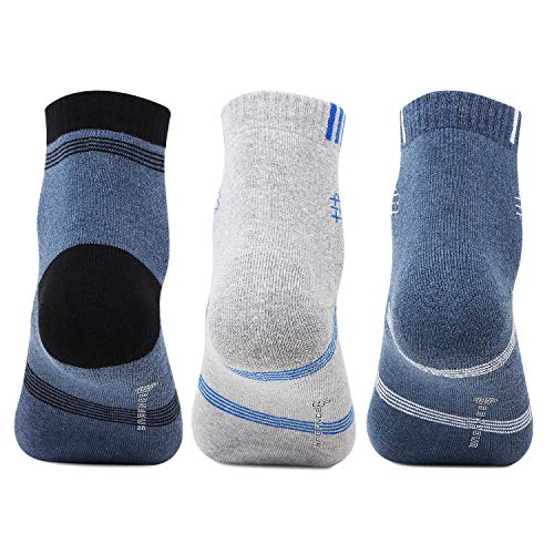 Bonjour MenS Ankle Length Cotton & Spandex Socks