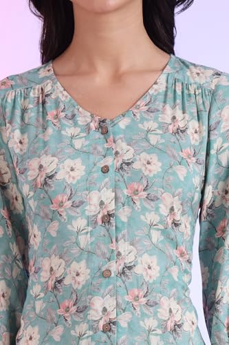 Aurelia Women'S Printed Modal Straight Kurti