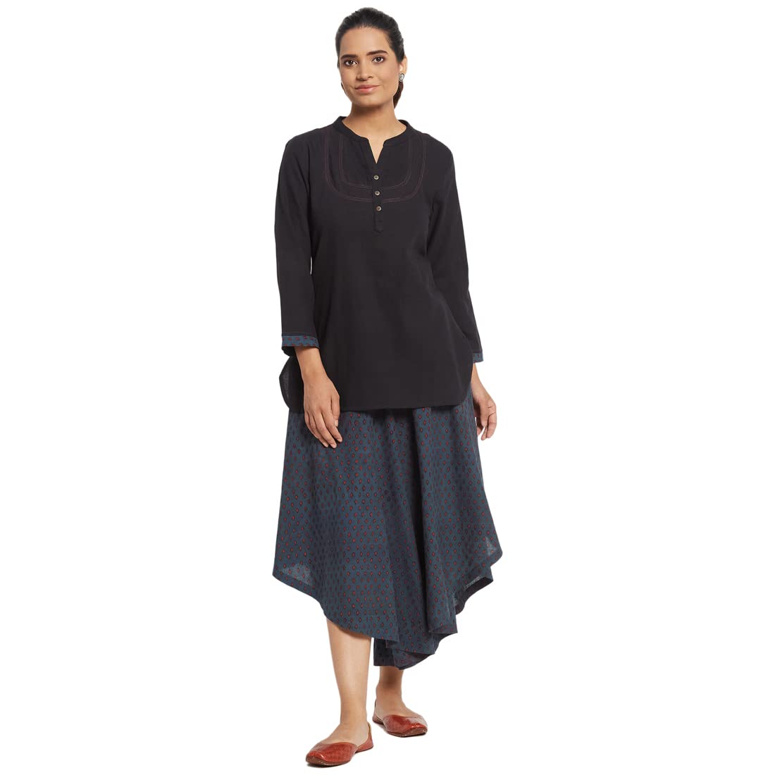 Fabindia Women Straight 2 Piece Kurta Set Cotton_M