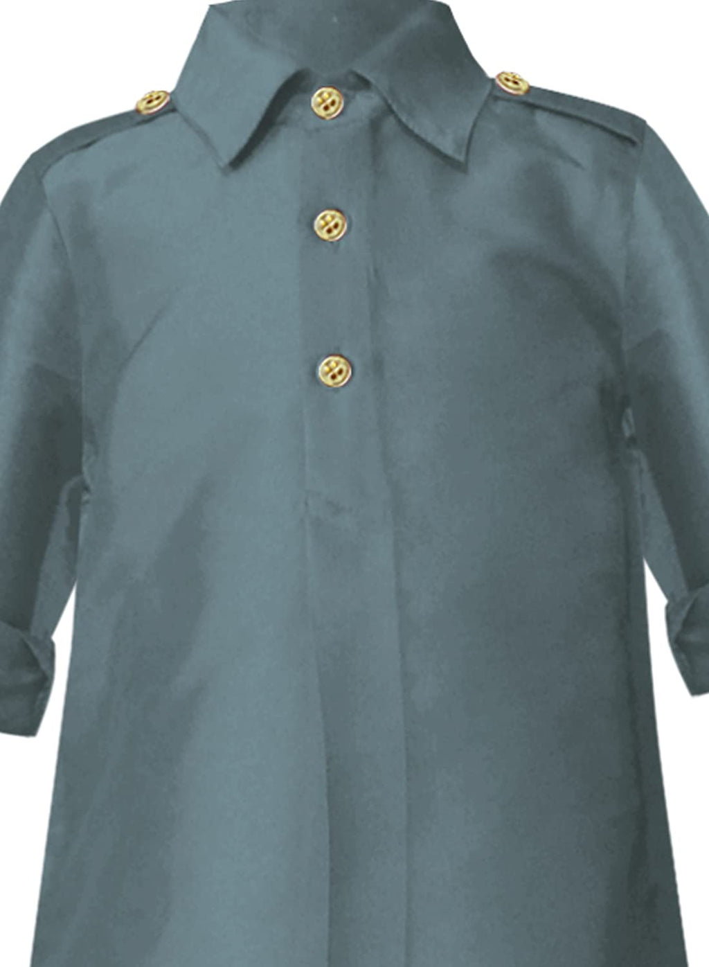 A.T.U.N. (ALL THINGS UBER NICE) Boy's Polyester Solid Full Sleeve Pathani Suit Set | Kurta and Pyjama Set | Ethnic Clothing Set for Festival and Special Occasion | 2 Piece Set