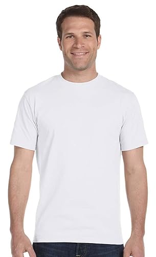 Unisex 52 oz comfortsoft cotton T-Shirt - WHITE - S(D0102H7NXY6)