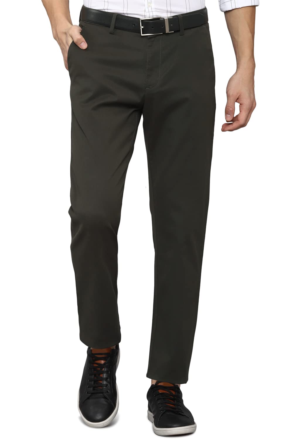 Allen Solly Men Regular Fit Solid Casual Pants