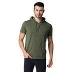 Pepe Jeans MenS Solid Loose Fit T-Shirt (Pm508806_Dk Olive S)