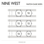 Nine West Women's Rubberized Bracelet Watch, Lavender