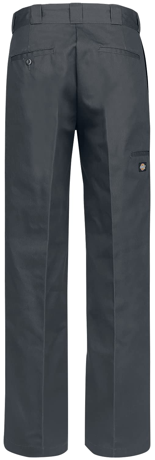 Dickies Men's Loose Fit Double Knee Work Pants, Charcoal
