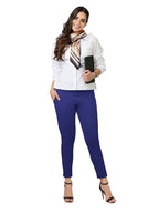 Lyra Cotton Strech Pencil Pant For Women | Mid-Waist | Fashionwear