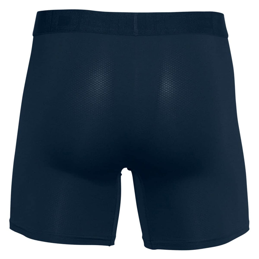 Under Armour mens Tech Mesh 6-inch Boxerjock 2-Pack , Academy Blue (408)/Mod Gray , XX-Large