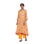 Fabindia WomenS Cotton Regular Kurta Set (10719612Yl_Yellow_Xs)
