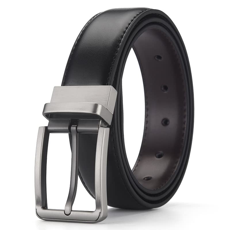 Zoro MenS Vegan Leather Belt For Men | Formal/Casual | (Black/Brown) | Size  32 32