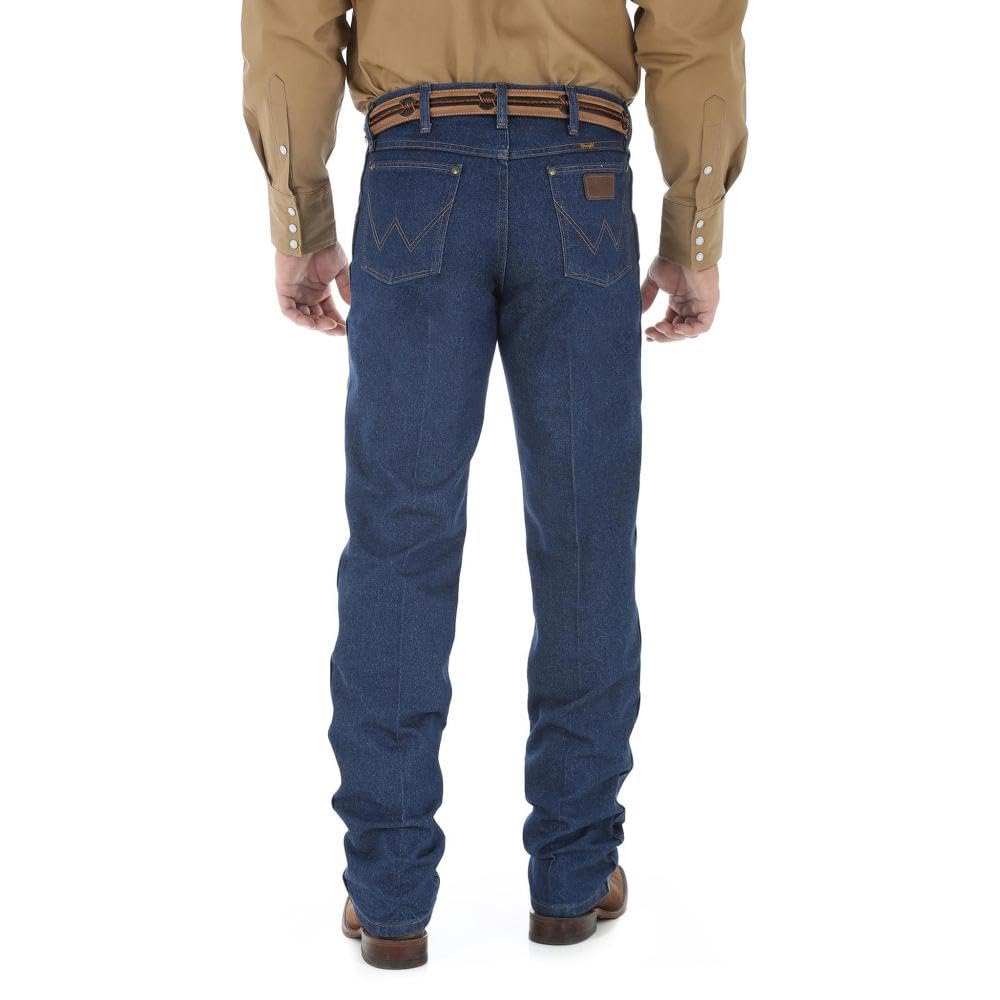 Wrangler Men's Premium Performance Cowboy Cut Regular Fit Jean, Prewashed, 33W x 30L