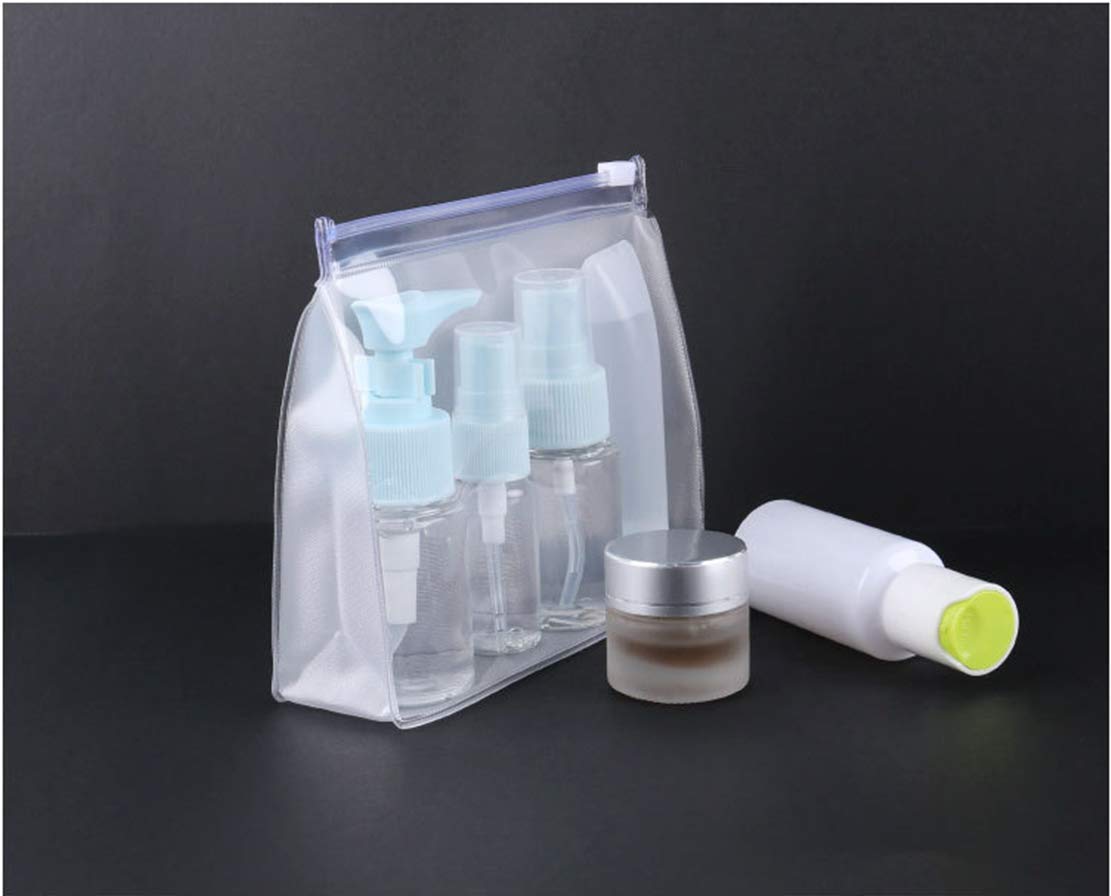 sansheng Small Clear Cosmetic Bag with Zipper,(5.9X1.38X5.1inch) Plastic Zipper Bags,Mini Clear Pouch for Toiletries and Gifting