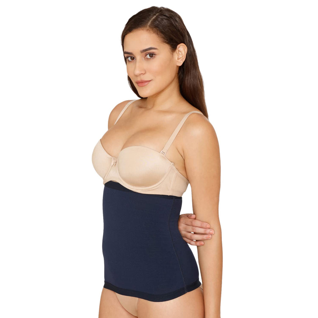 Zivame All Day Shaping Waist Cincher for Women - Sky Captain Blue