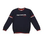 Pepe Jeans BoyS Cotton V-Neck Sweater (Pb701169_Navy_12)