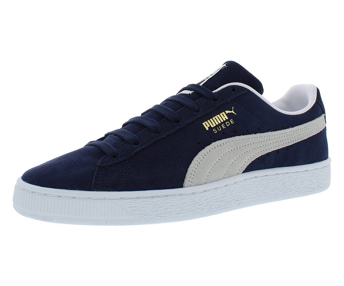 PUMA Suede Classic XXI (Big Kid) Peacoat/Puma White 5 Big Kid M