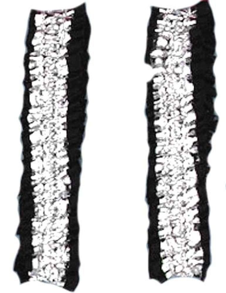 Forum Novelties Silver and Black Garter/Armband