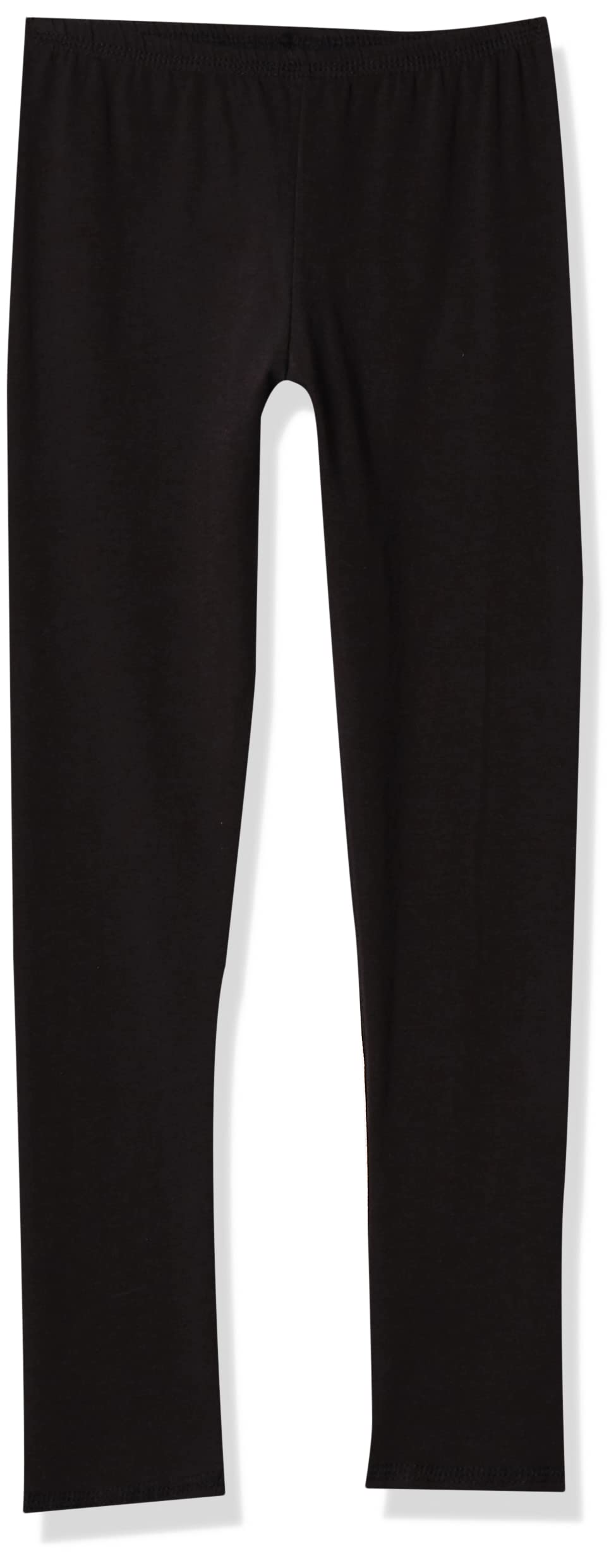 Hanes Little Girls' Leggings (Pack of 3), Ebony, Medium