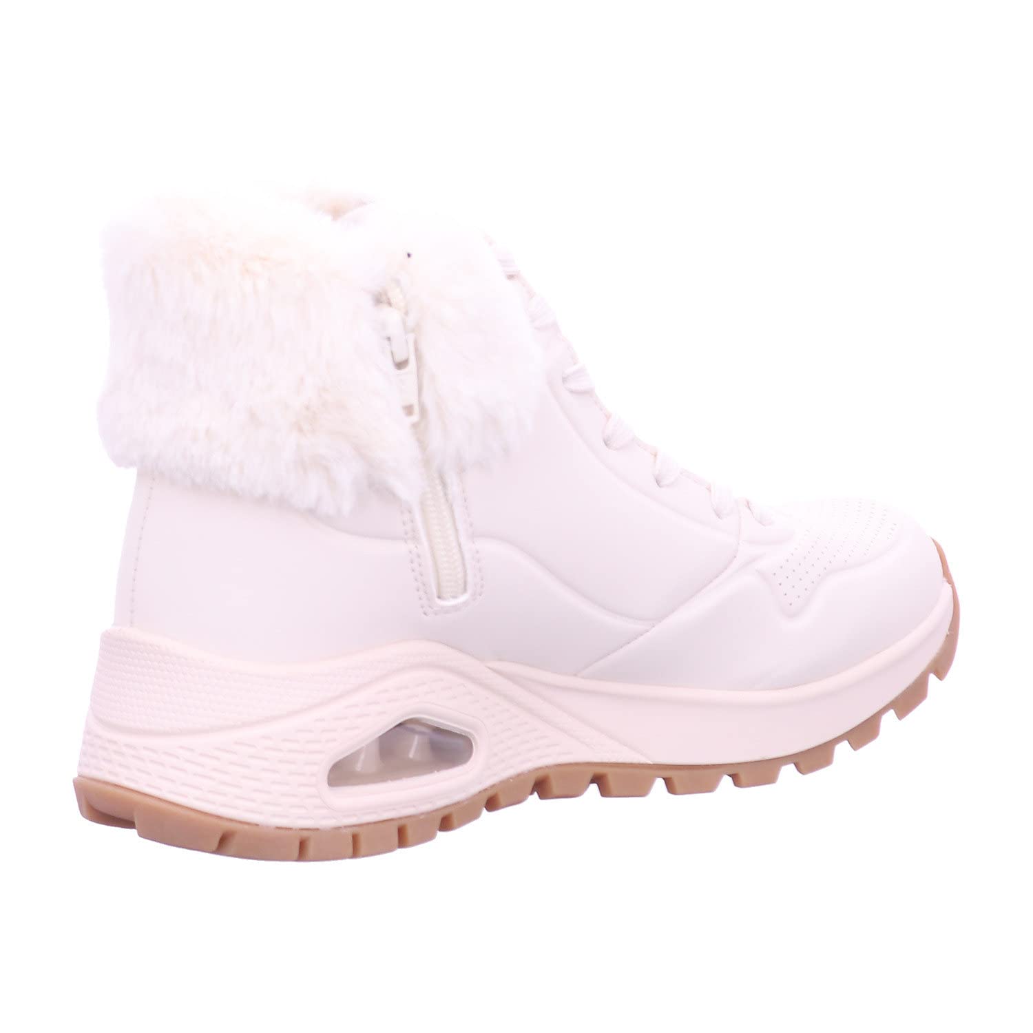 Skechers Women's Sneaker Fashion Boot, Natural, 7