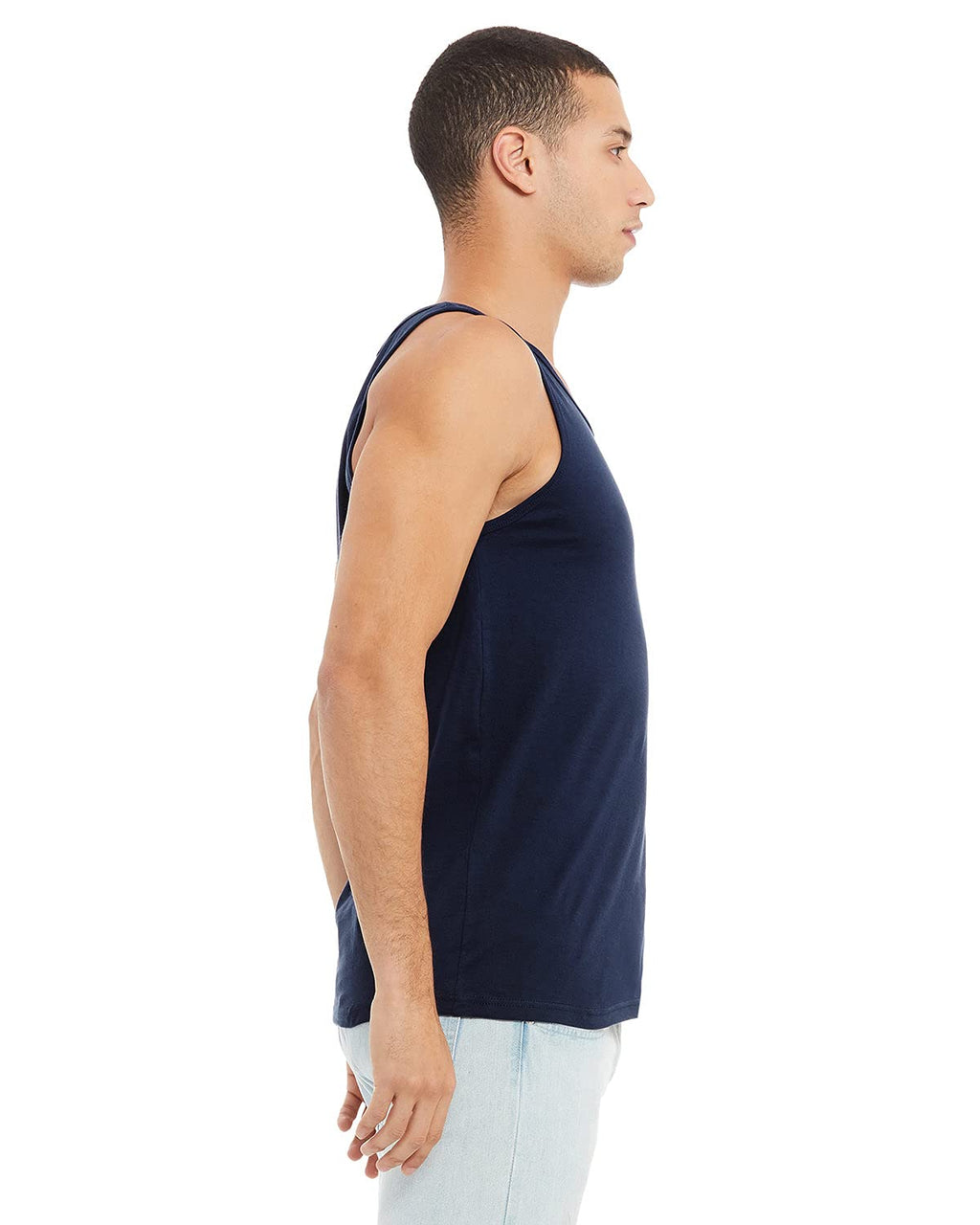 Unisex Jersey Tank - NEON BLUE - XS(D0102H7WA72)