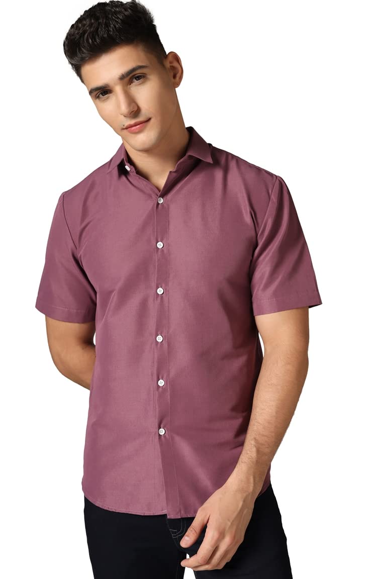 OM SAI LATEST CREATION Shirt for Men || Opaqu Cotton Shirts for Men || Regular Fit Solid Shirts for Men || Spread Collar & Half 