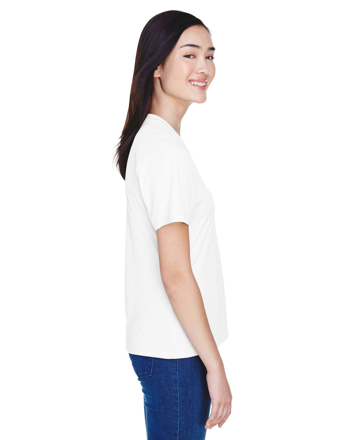 Ladies Zone Performance T-Shirt - WHITE - XS(D0102H7NBY6)