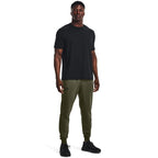 Under Armour Men's ArmourFleece Jogger, (390) Marine OD Green / / Black, Medium