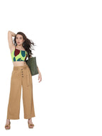 Vero Moda Regular Fit Pants(115958403_Tan_Xl)