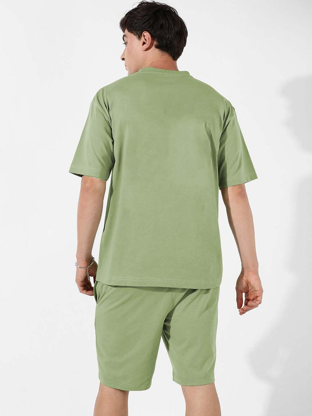 Macsivo MenS Night Suit | MenS Co-Ord Set | Lounge-Wear Nightdress Pajama Set | Summer Night Wear | Solid Plain Casual Pajama S