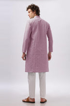 Be Active MenS Cotton Blend Regular Kurta (My0013-Kr 5_Pink