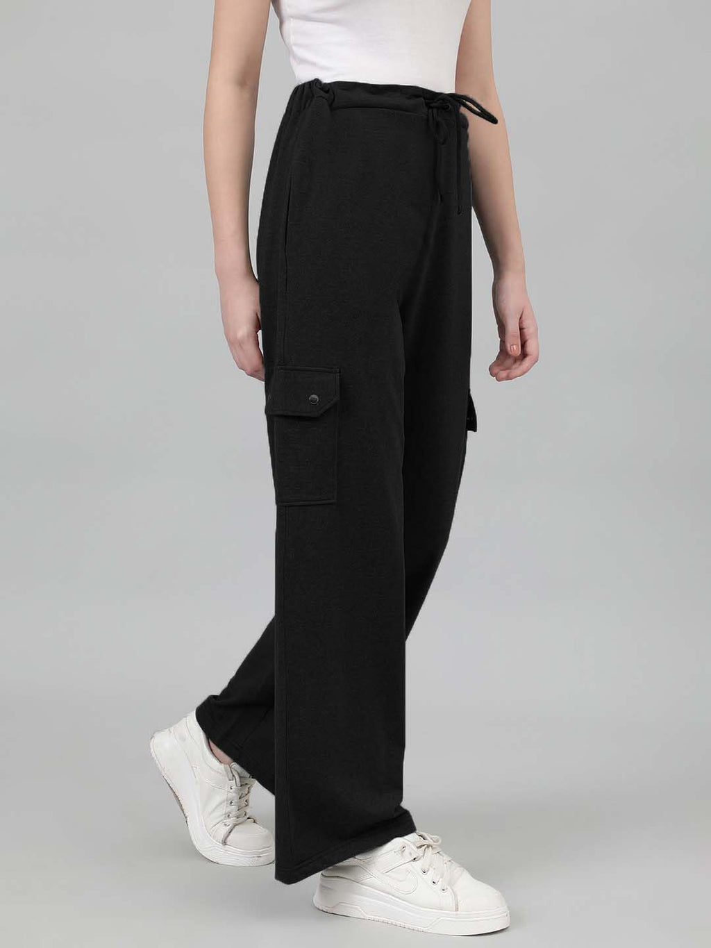 Kotty WomenS Solid Track Pants Coal Black