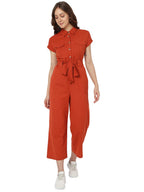 Vero Moda Straight Fit Jumpsuit (292062501_Rust_Xs_)