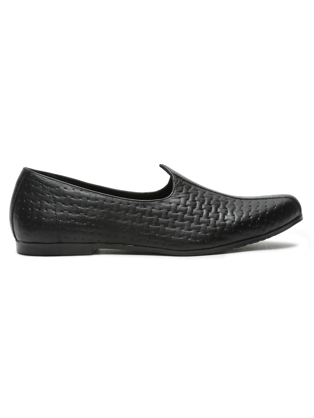 TEAKWOOD LEATHERS Men Leather Mojaris | Juti, Footwear, Shoes for Men (44, Black) 10