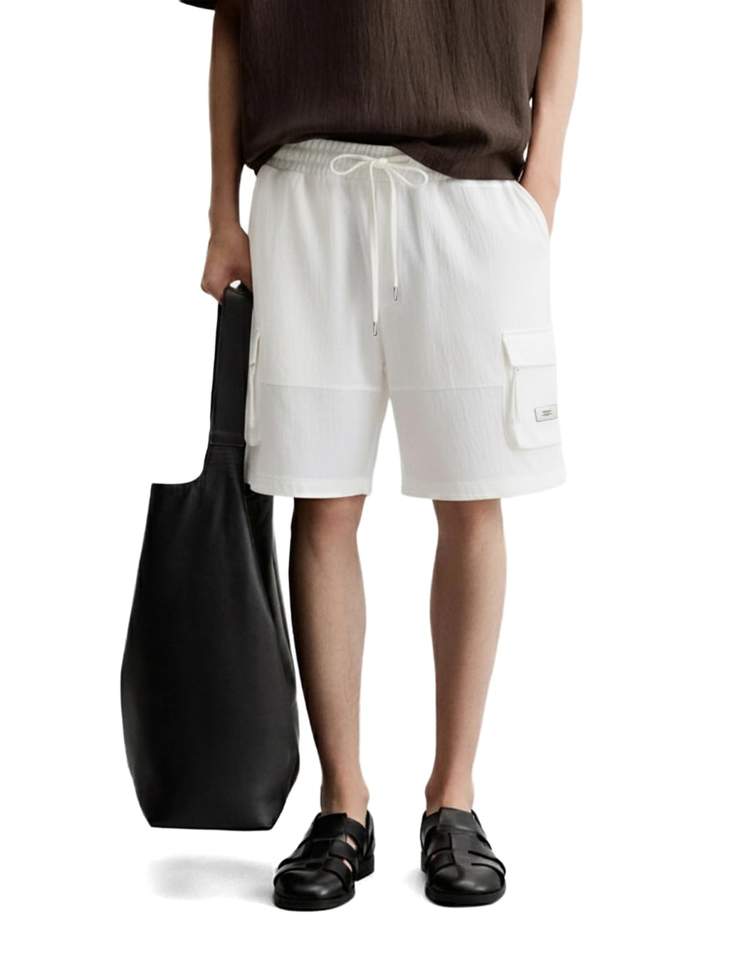 The Indian Garage Co Mens Relaxed Fit Solid Mid-Rise Stretchable Sweater