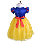 Dressy Daisy Little Girls' Princess Costume Fancy Dresses Up Halloween Party With Red Ribbon Size 6