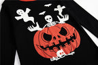 Popshion Kids Halloween Pajamas Pumpkin Girls Nightmare Before Christmas Sleepwear Toddler Boys Halloween Glow in the Dark Pjs S