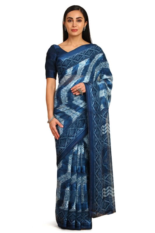 Soch Women Chiffon Ethnic Motifs Saree