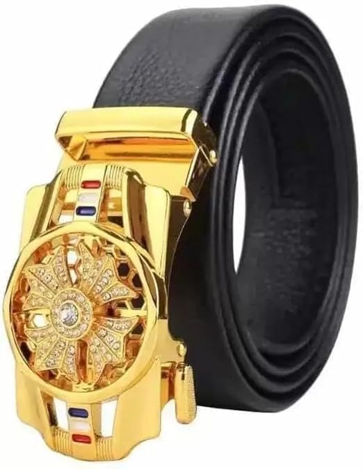 Niddleman 3380/ Trendy Unisex Artificial Leather Belt, Boys Belt For Casual Or Formal Classic Designs For Work & Business Casual 40