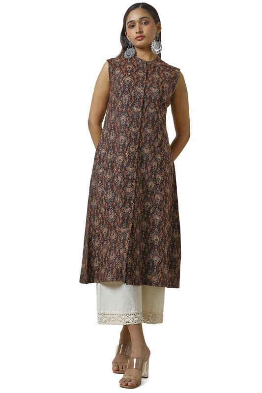 Soch Women Rayon Ikat Print Kurta