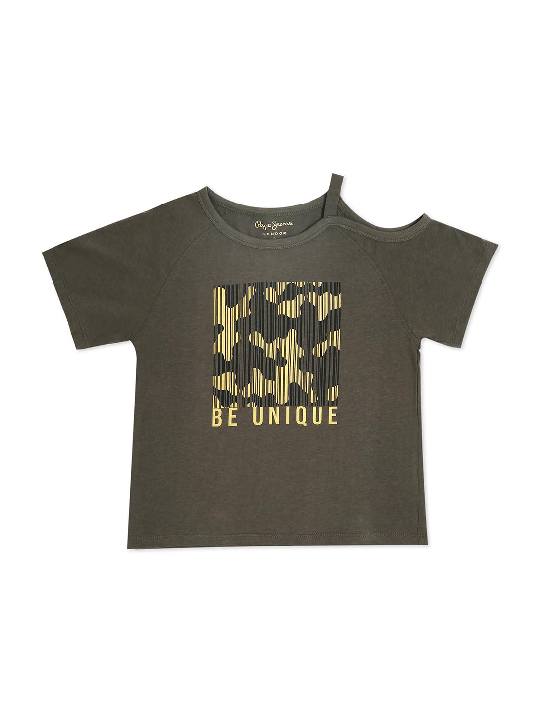 Pepe Jeans GirlS Loose T-Shirt (Pg502977_Olive 14)