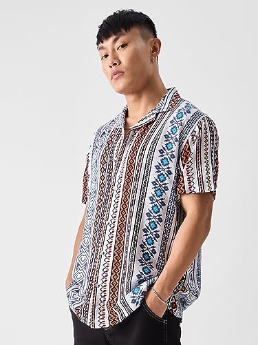 The Souled Store Original Indie Tribe Cotton Holiday Shirts For Men Holiday Shirts Fashionable Trendy Graphic Prints Pop Culture