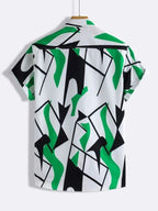 Lookmark Mens Slim Fit Printed Shirt