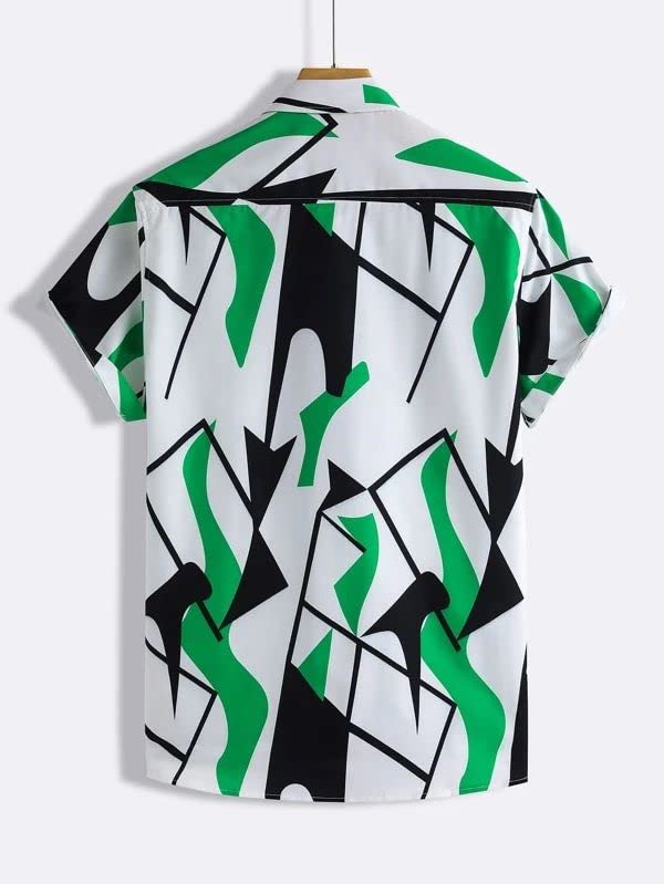 Lookmark Mens Slim Fit Printed Shirt
