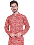 Jompers Mens Digital Print Kurta