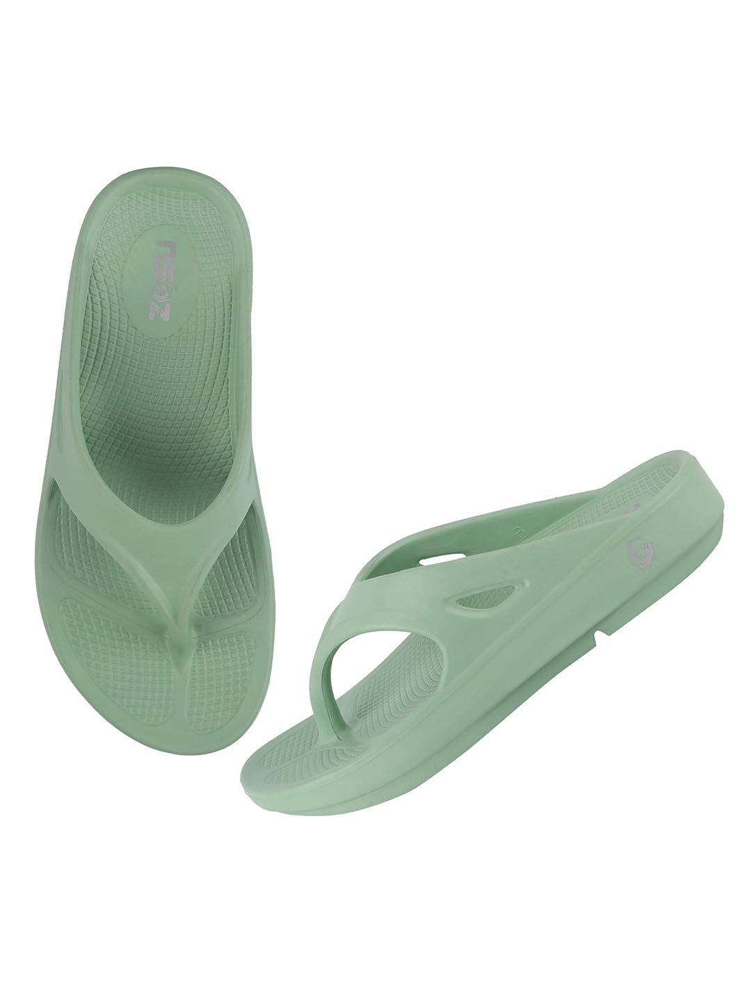 URJO Women Casual Flipflops, Classic 2, Mint, 8, Green 8