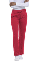 Dynamix Scrubs for Women, Drawstring Cargo Pants for Women Plus Size DK130, 3XL, Red