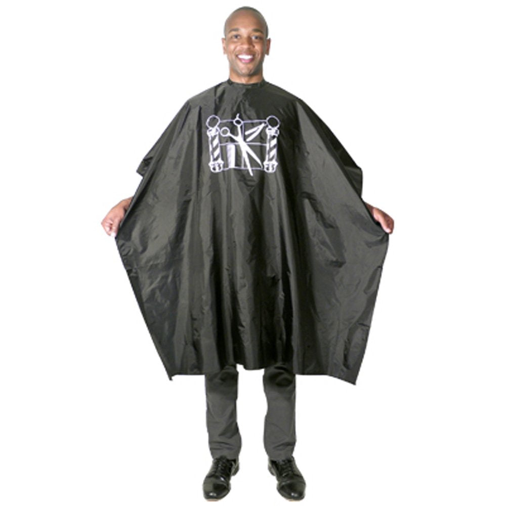 Nylon Barber Cape With V Closure Durable Water Proof by Scalpmaster for Unisex - 1 Pc Apron