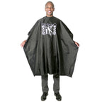 Nylon Barber Cape With V Closure Durable Water Proof by Scalpmaster for Unisex - 1 Pc Apron