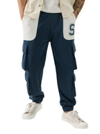 The Souled Store Varsity Utility Men and Boys Pull On Cotton Oversized Joggers