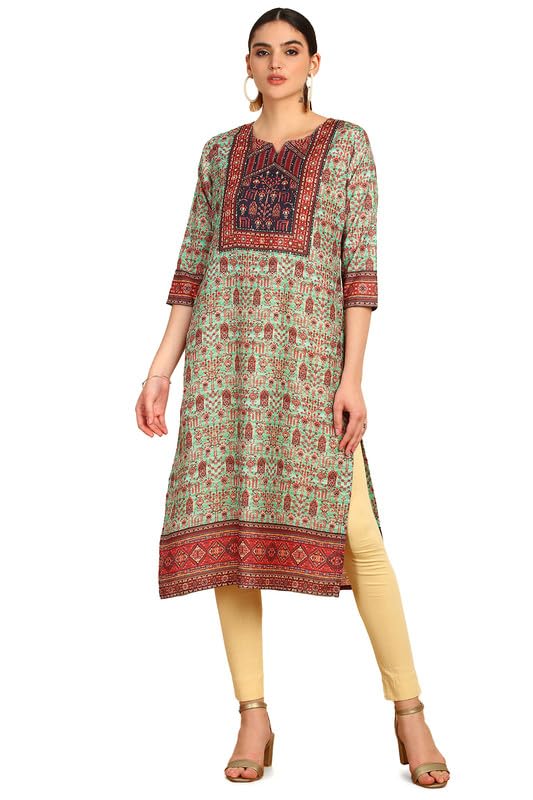 Soch Women Ethnic Motifs Print Muslin Blend Kurta